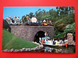 Disneyland - Storybook Land - Canal Boats- Vintage Postcard - Kleinformat - Boot - Anaheim