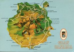 Canaries - Grande Canarie - Plan De L'île - Everest Nº 81001 - - Gran Canaria
