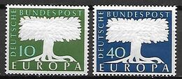 ALLEMAGNE     -    1957   -    EUROPA   .  Y&T N° 140 à 141 ** - 1957