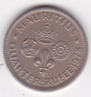 Ile Maurice, 1/4 Rupee 1978  Elizabeth II. KM# 36 - Mauritius