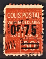FRANCE 1928/29 - Canceled - YT 91 - COLIS POSTAUX - 75c/50c - Usados