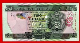 Low Serial Number - SOLOMON ISLANDS 2 DOLLARS ND(2011) Pick 25 UNC - NEUF - Solomonen