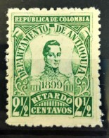 COLOMBIA 1899 - MLH - Sc# I1 - Late Fee Stamp 2.5c - Colombia