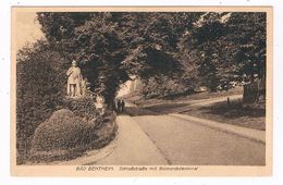 D-11315   BAD BENTHEIM : Schlossstrasse Mit Bismarckdenkmal - Bad Bentheim