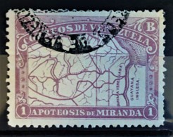 VENEZUELA 1896 - Canceled - Sc# 141 - 1b - Apotheosis De Miranda - Venezuela