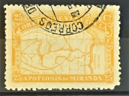 VENEZUELA 1896 - Canceled - Sc# 139 - Apotheosis De Miranda - Venezuela