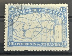 VENEZUELA 1896 - Canceled - Sc# 138 - Apotheosis De Miranda - Venezuela