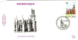 14189048 BE 19890624 Antoing; Tourisme, Château Antoing; FDC Cob2330 - 1981-1990