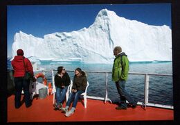 Greenland  Cards Passengers Enjoying Iceberg Sceneries Of Disko Bay West Greenland ( Lot 270 ) - Grönland