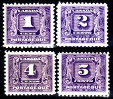B370-Canada: TAXE 1930-32 (++/+/sg) MNH/Hinged/NG - Senza Difetti Occulti - - Strafport