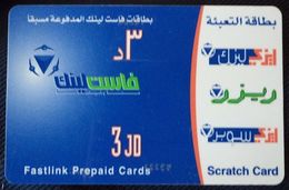 Jordan - Fastlink Prepaid Cards 5 JD - Jordania