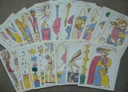 Christine Lesueur RARE Serie TAROT - 22 CP + 1 CP - Lesueur