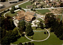 Evang. Zentrum Schloss Hünigen - Konolfingen - Fliegeraufnahme (467) * 14. 10. 1977 - Konolfingen