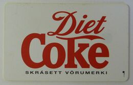 ICELAND - Chip - Simakort - Diet Coke - ICE-RA-07 - 5000ex - Used - Islande