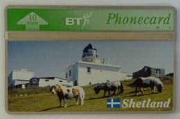 UK - Great Britain - BT - Landis & Gyr - BTG217- Shetland Islands - Ponies - 310K - Mint - BT Edición General