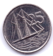 CAYMAN ISLANDS 2013: 25 Cents, KM 134 - Caimán (Islas)