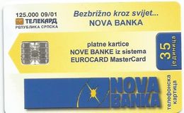 Bosnia (Serb Republic) 2001. Chipcard 35 UNITS 125.000-09/01 - Bosnië