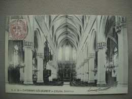 2002  Carte Postale CAUDEBEC Les ELBEUF  L' EGLISE  Intérieur     Tampon ROSAY Verso     76 Seine Maritime - Caudebec-lès-Elbeuf