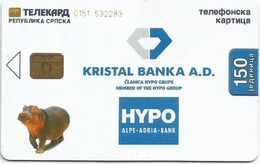 Bosnia (Serb Republic)  2003. Chip Card 150 UNITS HYPO - Bosnien