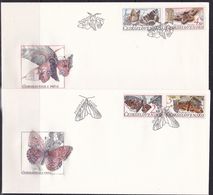 Czechoslovakia, 1987, Butterflies, FDC - Farfalle