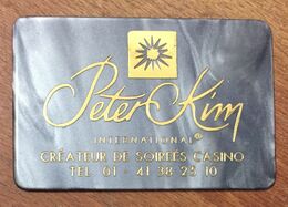 PETER KIM SOIRÉES CASINO PLAQUE DE 50.000 JETON CHIP TOKENS COINS GAMING MONNAIE MEDAILLE MEDALS - Casino