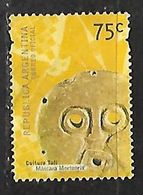 ARGENTINA 2000 TALI CULTURE DEATH MASK - Used Stamps