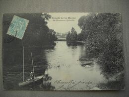 2040 Carte Postale La Boucle De La  Marne  De CHARENTON à JOINVILLE   Pêcheur  Barque     94 Val De Marne - Charenton Le Pont