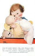 Illustration Mabel Lucie Attwell - Fillette Et Bébé: You're Very Sweet (tu Es Vraiment Mignonne) - Attwell, M. L.