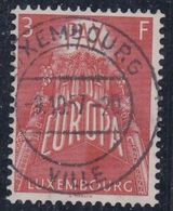 EUROPA  LUXEMBOURG Yvert 533 (o) Oblitération Luxembourg Ville - 1957