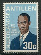 Antilles Néerlandaises * N° 465 - Lionel Bernard Scott, Homme D'Etat Et Politique - Antilles