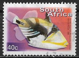 South Africa 2000. Scott #1177a (U) Fish, Blackbar Triggerfish - Used Stamps