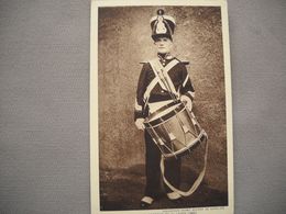 1880 Carte Postale  Caporal TAMBOUR Du 4e Léger  1880  Collection Henry Boutmy De Bavelaer Uniforme Militaire - Uniformi