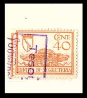 COMUNE DI ROMA   - MARCA COMUNALE  CENT.40 - Andere & Zonder Classificatie