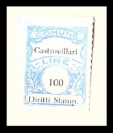 COMUNE DI CASTROVILLARI    -  MARCA COMUNALE  LIRE 100 - Andere & Zonder Classificatie