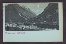 CPA Suisse Helvétia Schweiz Svizzera Non Circulé Litho Gruss Canton Des Grisons PONTRESINA - Pontresina