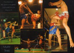 Thailand - Postcard Unused  - Thai Boxing (muay Thai) Is The World's Toughest, Most Spectacular Ring Sport - Oosterse Gevechtssporten