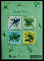 115. POLAND 2001 STAMP S/S BIRDS, PARROT, W.W.F. MNH - Ungebraucht