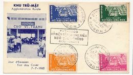 VIET-NAM - FDC Agglomération Rurale - 7/7/1960 - Saigon - Vietnam