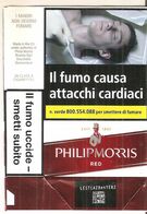 PHILIP MORRIS RED SOFT ITALY BOX SIGARETTE - Zigarettenetuis (leer)