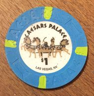 USA NEVADA LAS VEGAS CAESARS PALACE CASINO CHIP $1 JETON TOKEN COIN - Casino