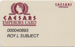 Caesars Casino Hotel : Caesars Emperors Card : Indiana - Tarjetas De Casino