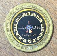 USA NEVADA LAS VEGAS LUXOR CASINO CHIP $1 DOLLAR GAMING METAL JETON TOKEN COIN CLOWN SPHINX - Casino