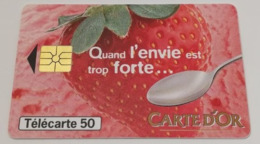 Télécarte - Glace CARTE D'OR - Levensmiddelen