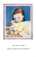 Illustration Mabel Lucie Atwell: Fillette En Pleurs: Just Tired I 'spects! Quand Viendrez-vous Me Consoler - Attwell, M. L.