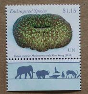 NY19-01 : Nations-Unies (New-York) / Protection De La Nature - Fungia Scutaria (corail Champignon De Mer) - Unused Stamps