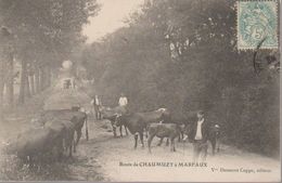 MARFAUX - ROUTE DE CHAUMUZY A MARFAUX - Mareuil-sur-Ay