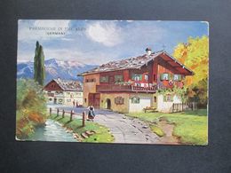 Künstler AK Farmhouse In The Alps (Germany) Tiroler Bauernhaus Verlag T.S.N. Serie 613 (6 Dess.) - 1900-1949