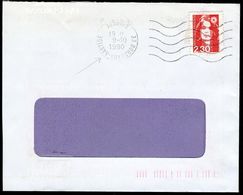 Cachet Dateur Monté à L'envers - Bordeaux Sur Marianne De Briat N°2614 - Storia Postale