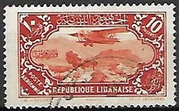 GRAND LIBAN   -   Aéro  -   1930 .  Y&T N° 44 Oblitéré .  Avion. - Poste Aérienne