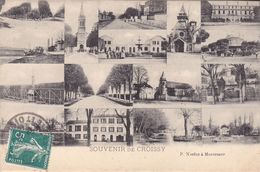 BAD-  CROISSY SUR SEINE   EN YVELINES  CARTE SOUVENIR  CPA  CIRCULEE - Croissy-sur-Seine